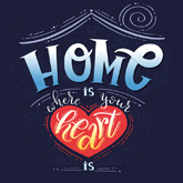 How to Create a Hand-Lettered Housewarming Poster in Adobe Photoshop