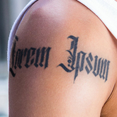 Use adenine Art Font to How a Realistic Tattoo to a Photo in Photoshop