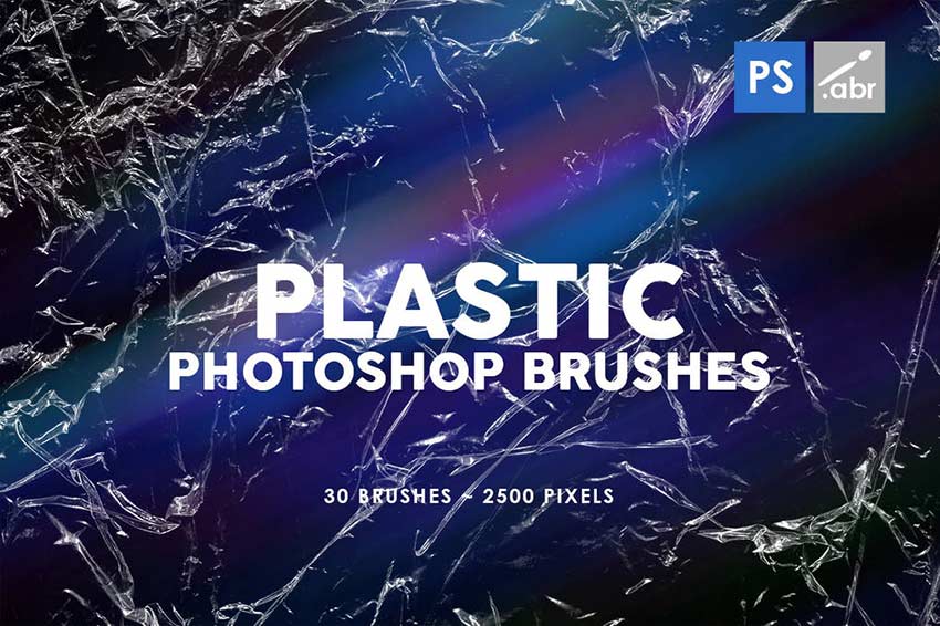 Plastic Photoshop Stamp Brushes